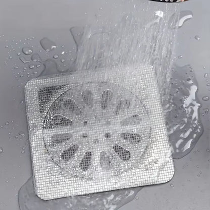 Disposable Hair Drain Catcher Mesh Anti-Blocking Filter Floor Drains Sticker Shower Cover Kitchen Bathroom Sink Strainer Stopper